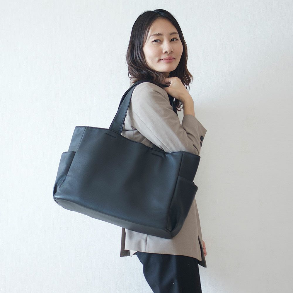 B4対応PCトートバックオフィス通勤用ブラック