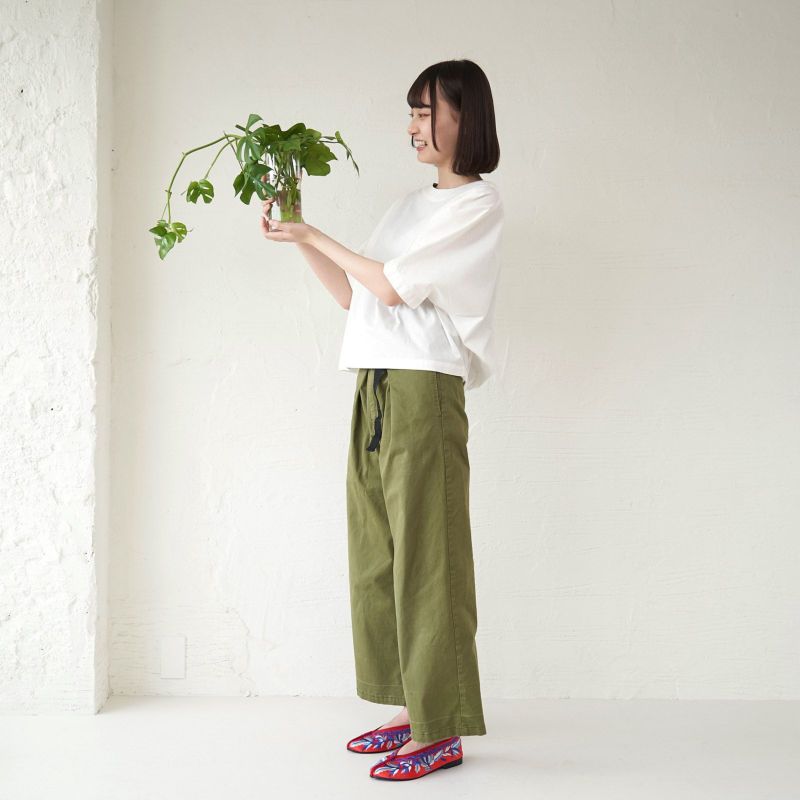 ワイドベイカーパンツもりのがっこうレディース