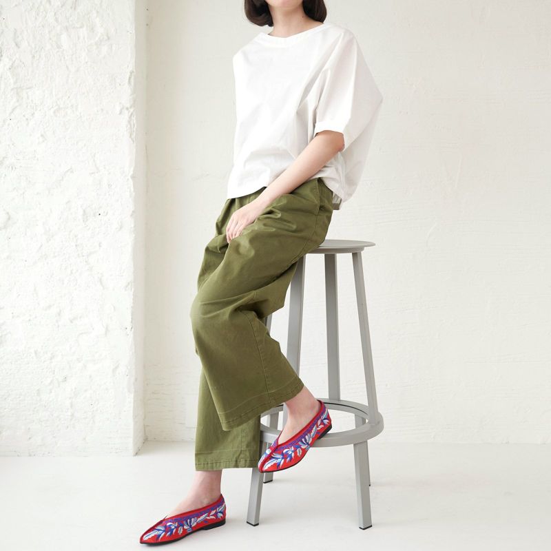 ワイドベイカーパンツもりのがっこうレディース