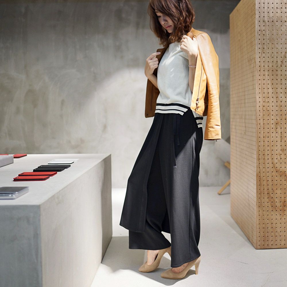 ラムレザー本革ノーカラージャケットレディース