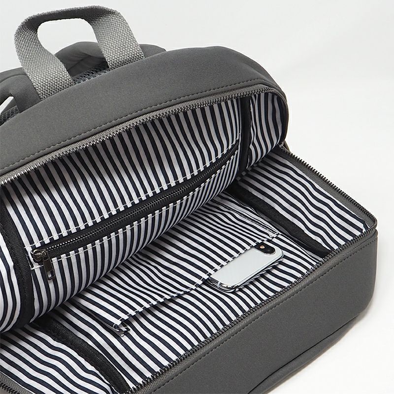 内ポケット　柔らかネオプレーン大人のしかくリュック