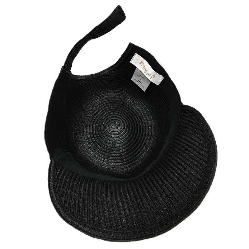 シンプルかわいい大人のキャップ麦わら帽子