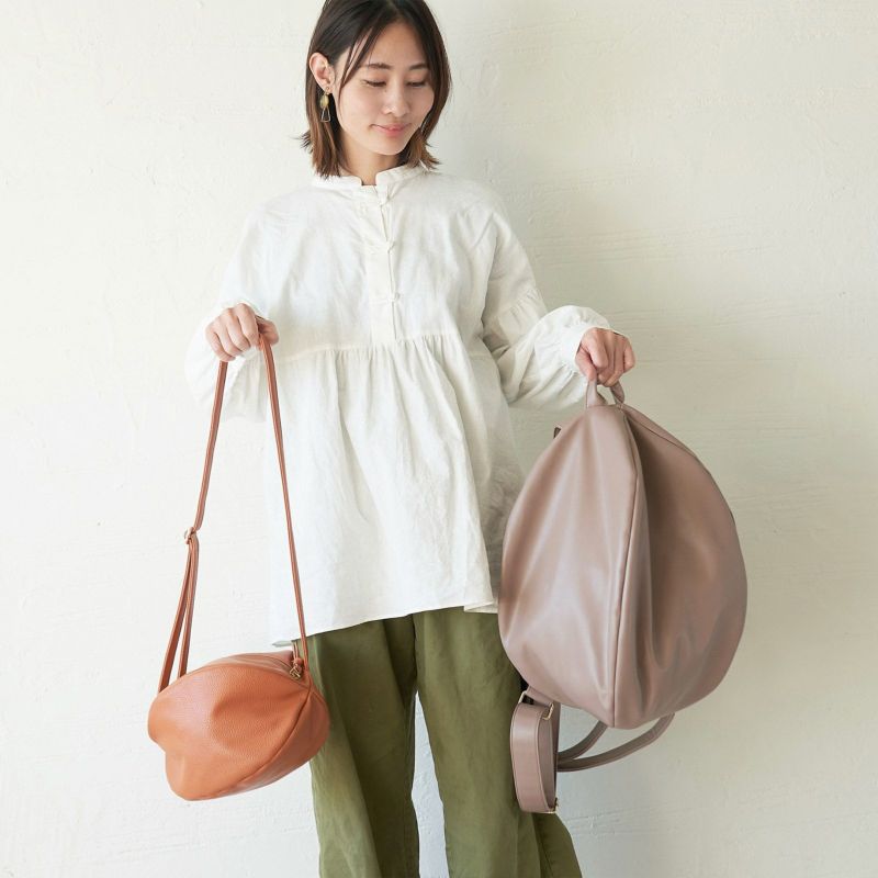 秋色のバッグころんとポーチとリュックサック