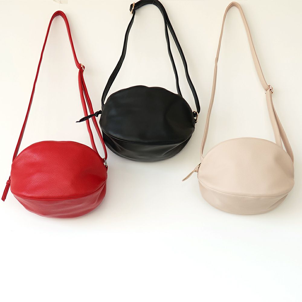 ショルダーバッグMころんとポーチPUレザー