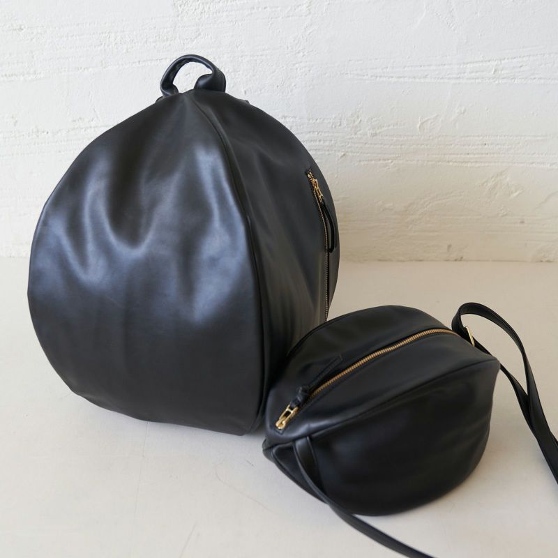 ショルダーバッグMころんとポーチPUレザー