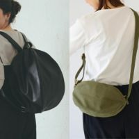 ころんとポーチMキャンバスカーキ