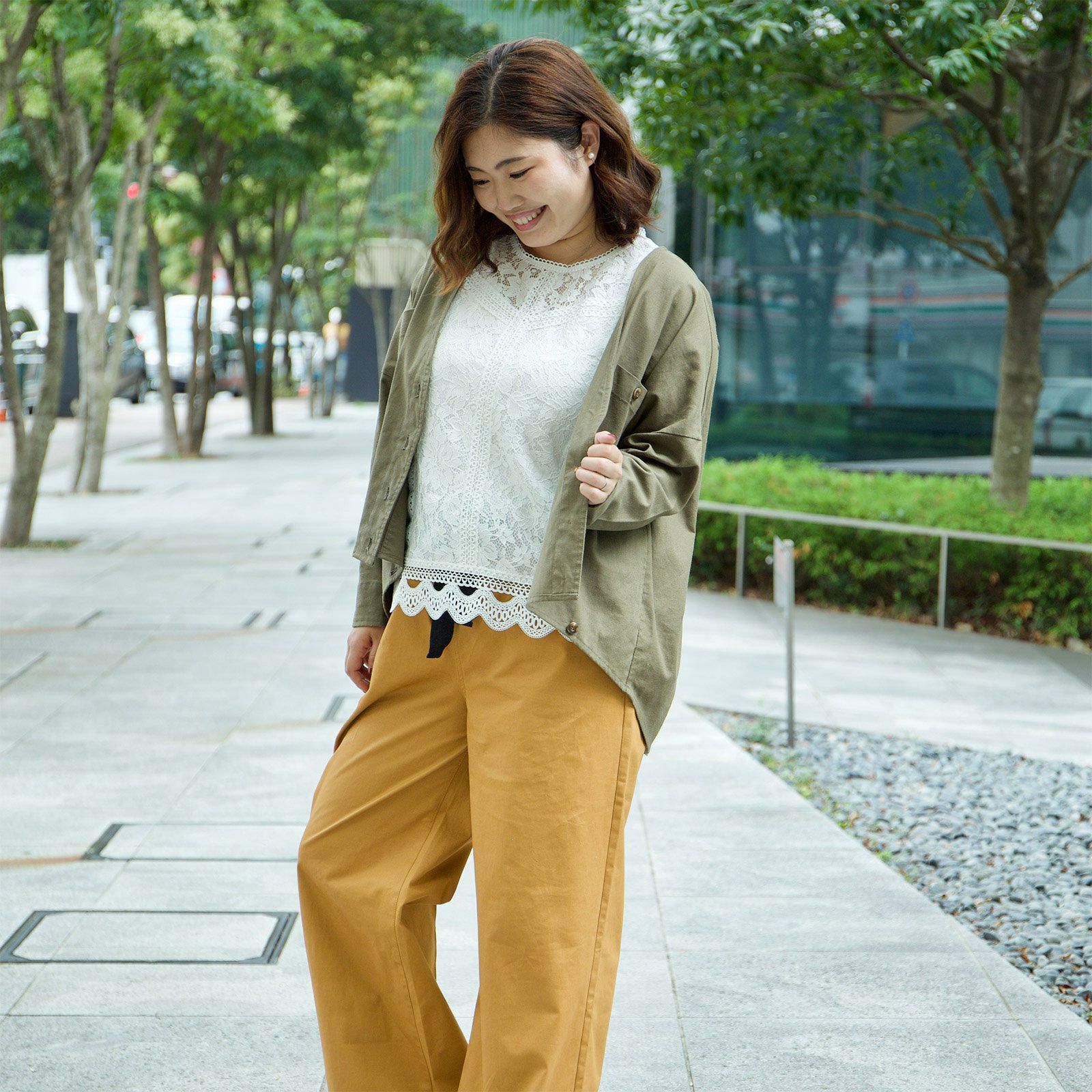 プラスサイズ５Ｌレースブラウス