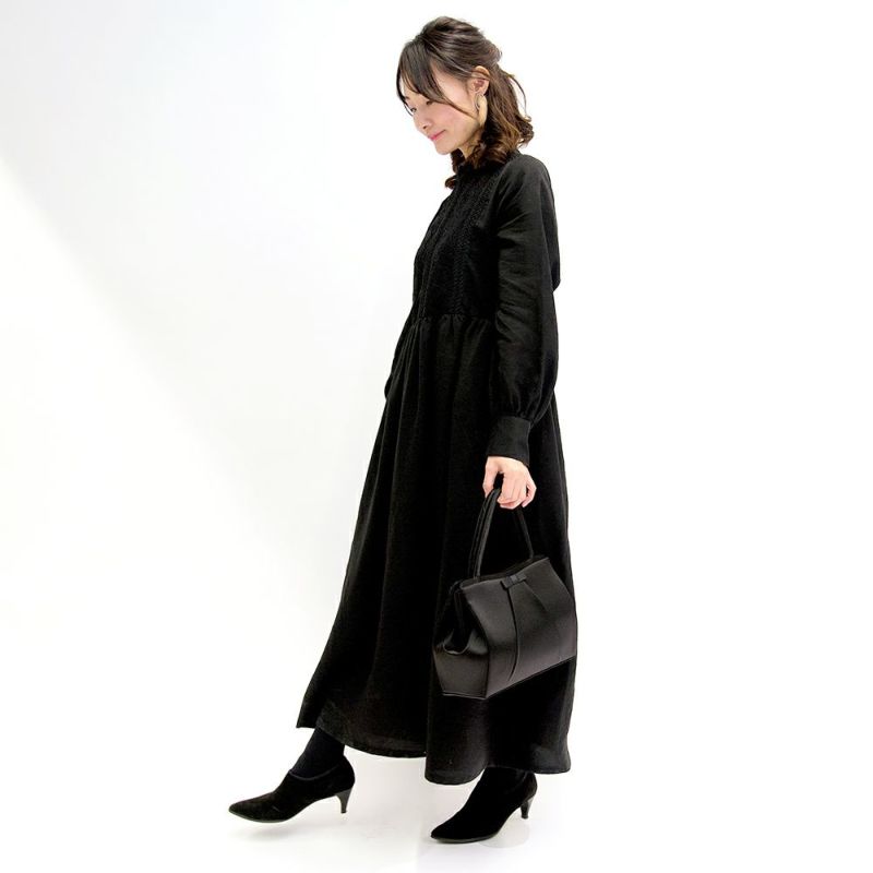 レースワンピース卒業式ブラック