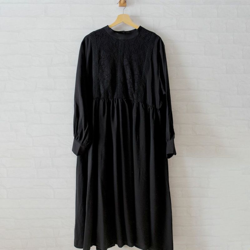 もりのがっこうレースワンピースブラックフォーマル
