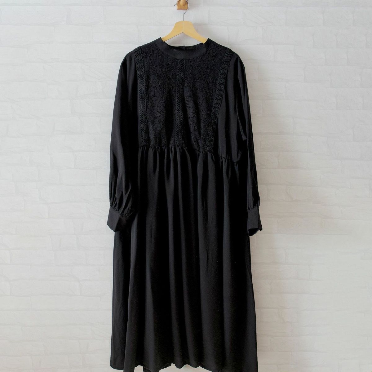 もりのがっこうレースワンピースブラックフォーマル