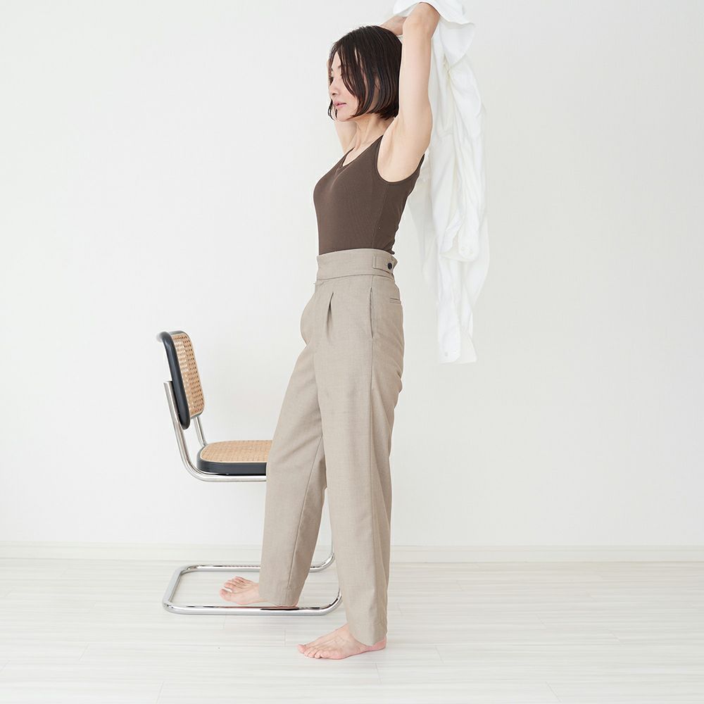 コットンニットブラトップ食い込まないショーツ