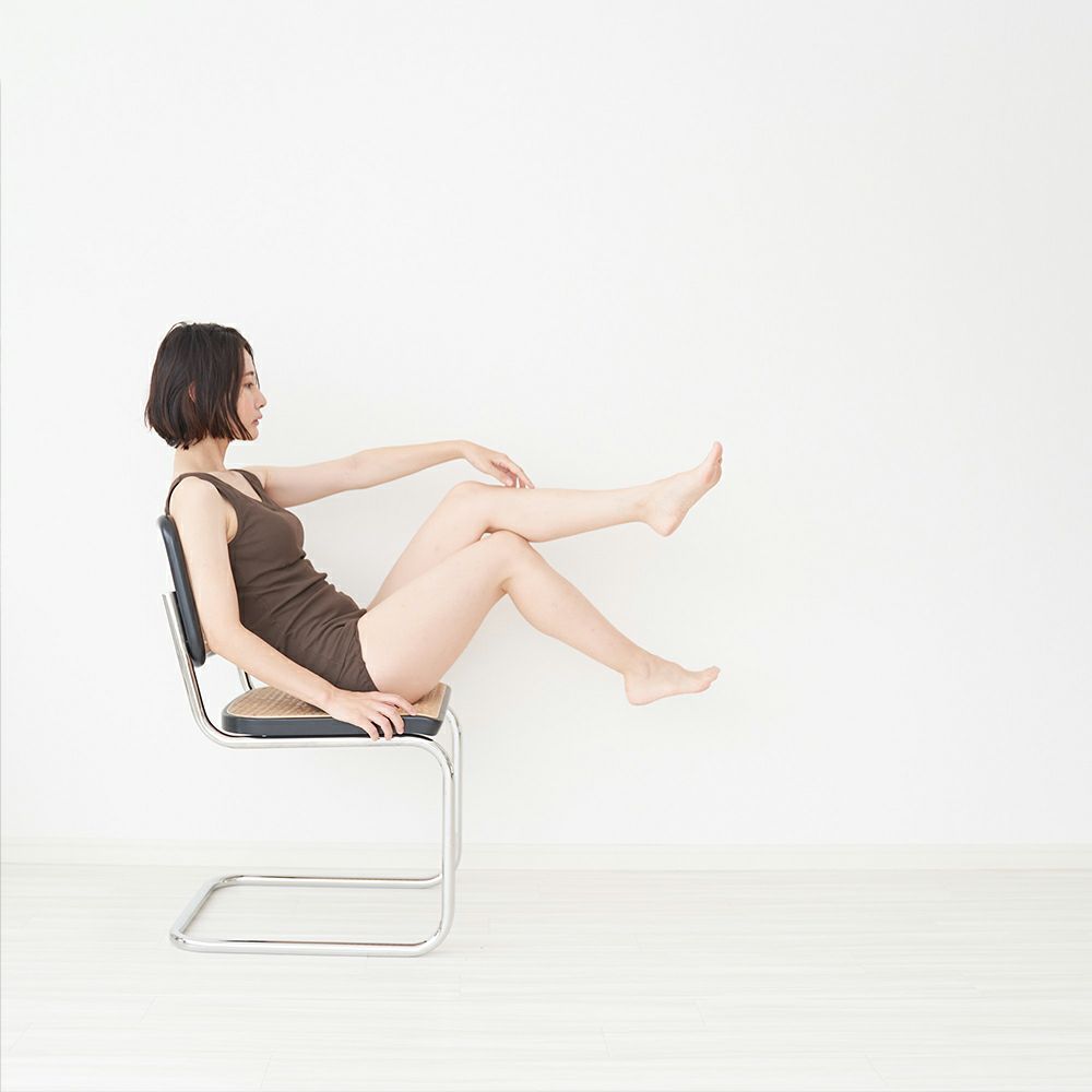 コットンニットブラトップ食い込まないショーツ