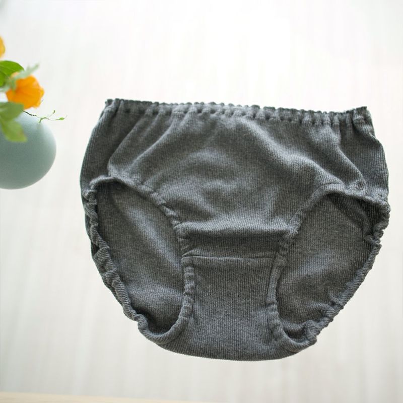 コットンニットブラトップ食い込まないショーツ