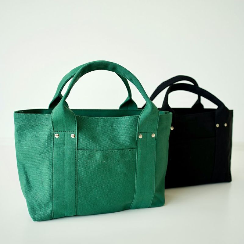 大人の帆布トートバッグふたフラップA4