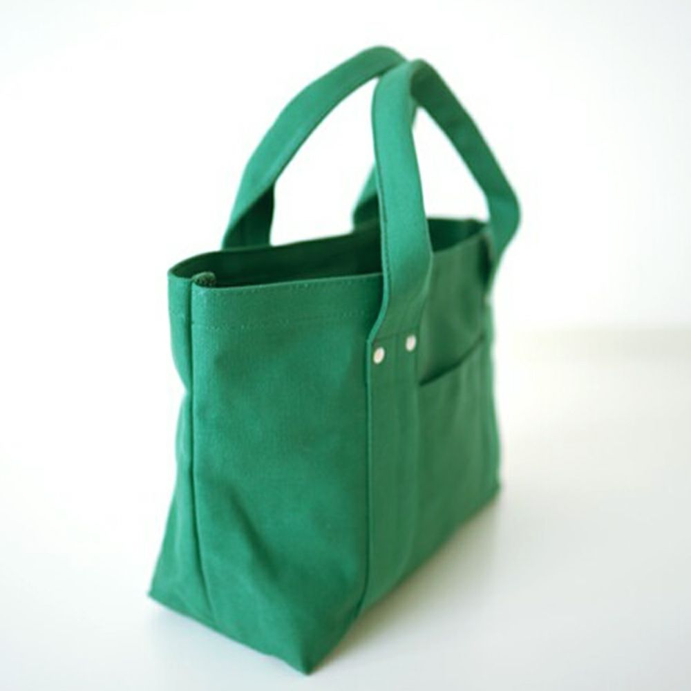 大人の帆布トートバッグふた付きA4