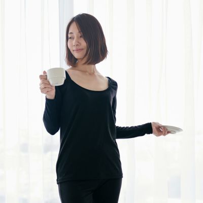 メリノウール暖かトップスレディース