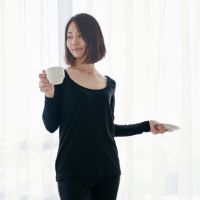 メリノウール暖かトップスレディース