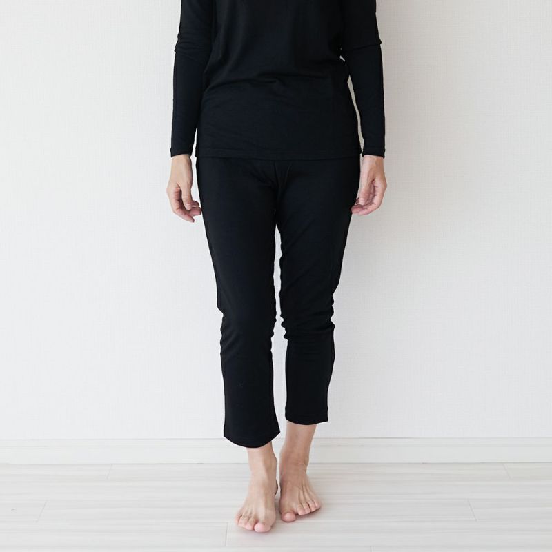 メリノウール暖かレギンスレディース