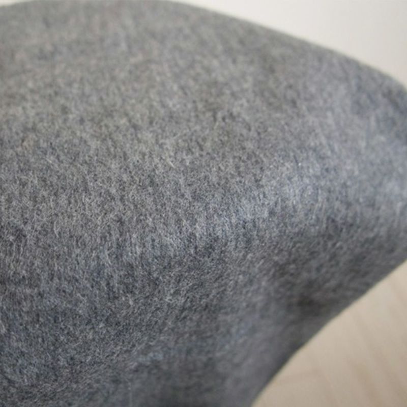 ウール100％大判ストール柔らかチャコールグレー