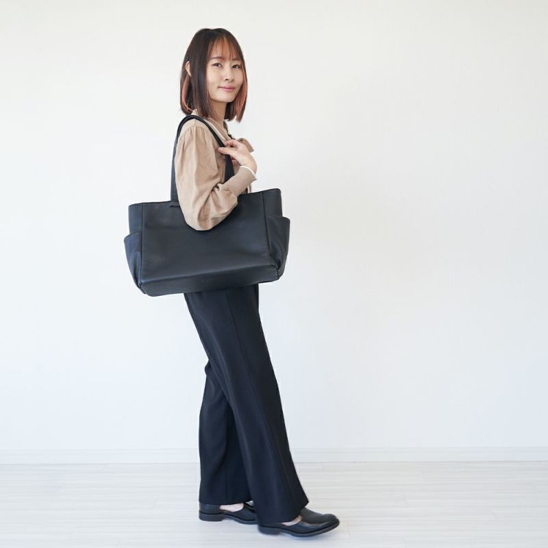 大きなトートバッグLサイズブラック