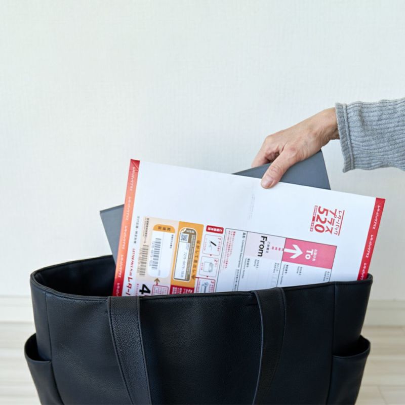 レターパックが入るB4サイズトートバッグ