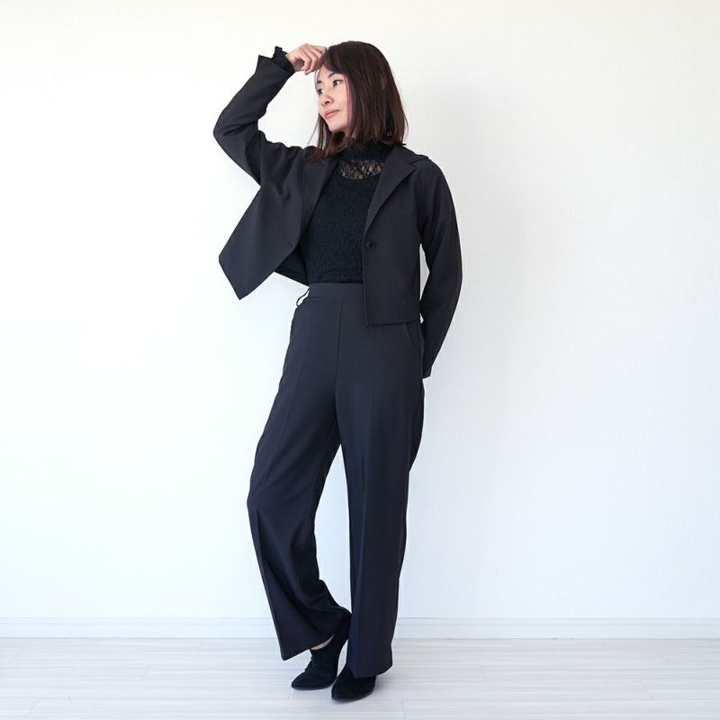 パンツ単品】ストレッチワイドパンツ | もりのがっこう公式