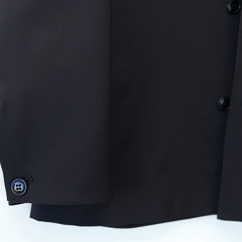 ストレッチスーツ黒ブラックメンズカジュアル総裏地