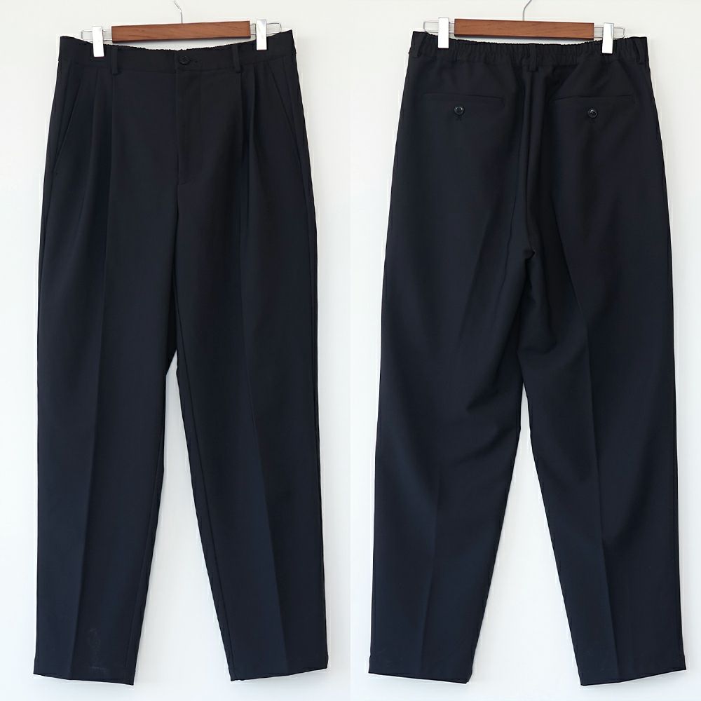 ストレッチスーツ黒ブラックメンズカジュアル後ゴム