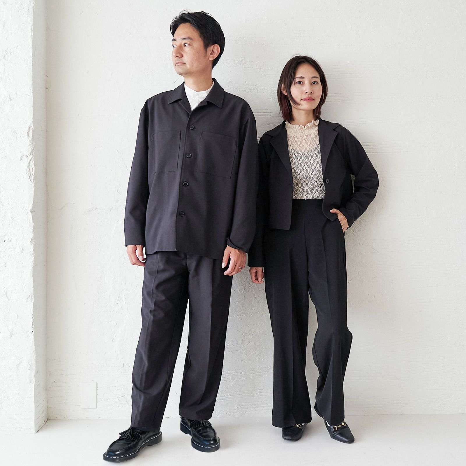 ストレッチスーツ黒ブラックフォーマルメンズカジュアル