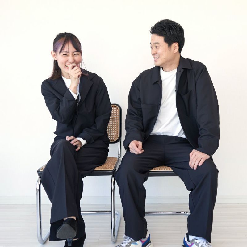 メンズストレッチタックパンツ黒ブラックフォーマル後ゴム