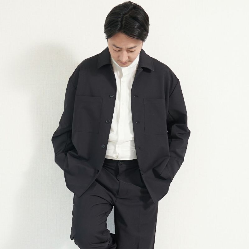 メンズストレッチジャケット黒ブラックフォーマル