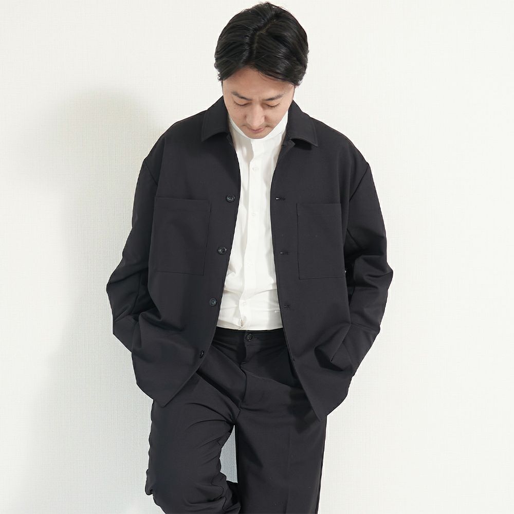 メンズストレッチジャケット黒ブラックフォーマル