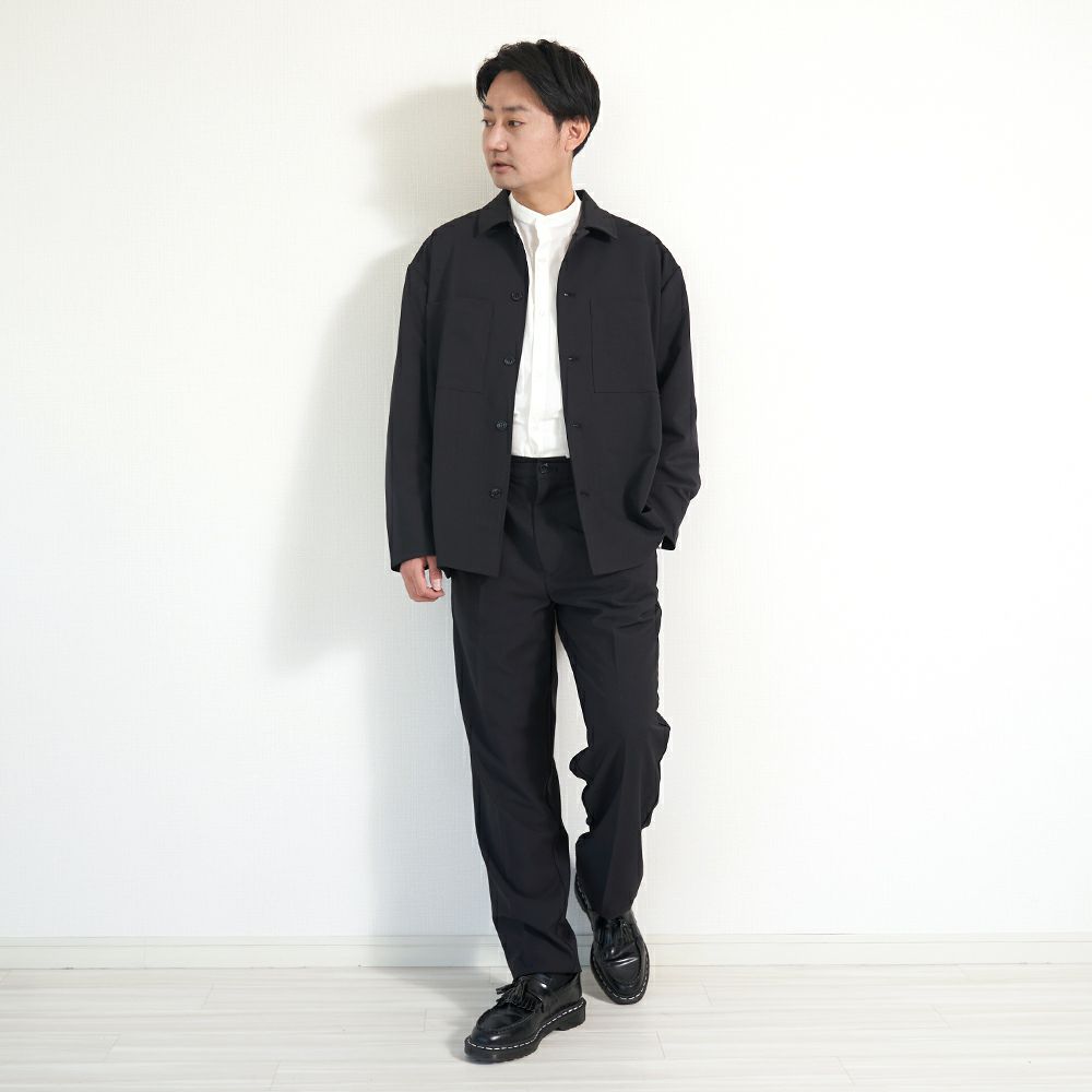 メンズストレッチジャケット黒ブラックフォーマル