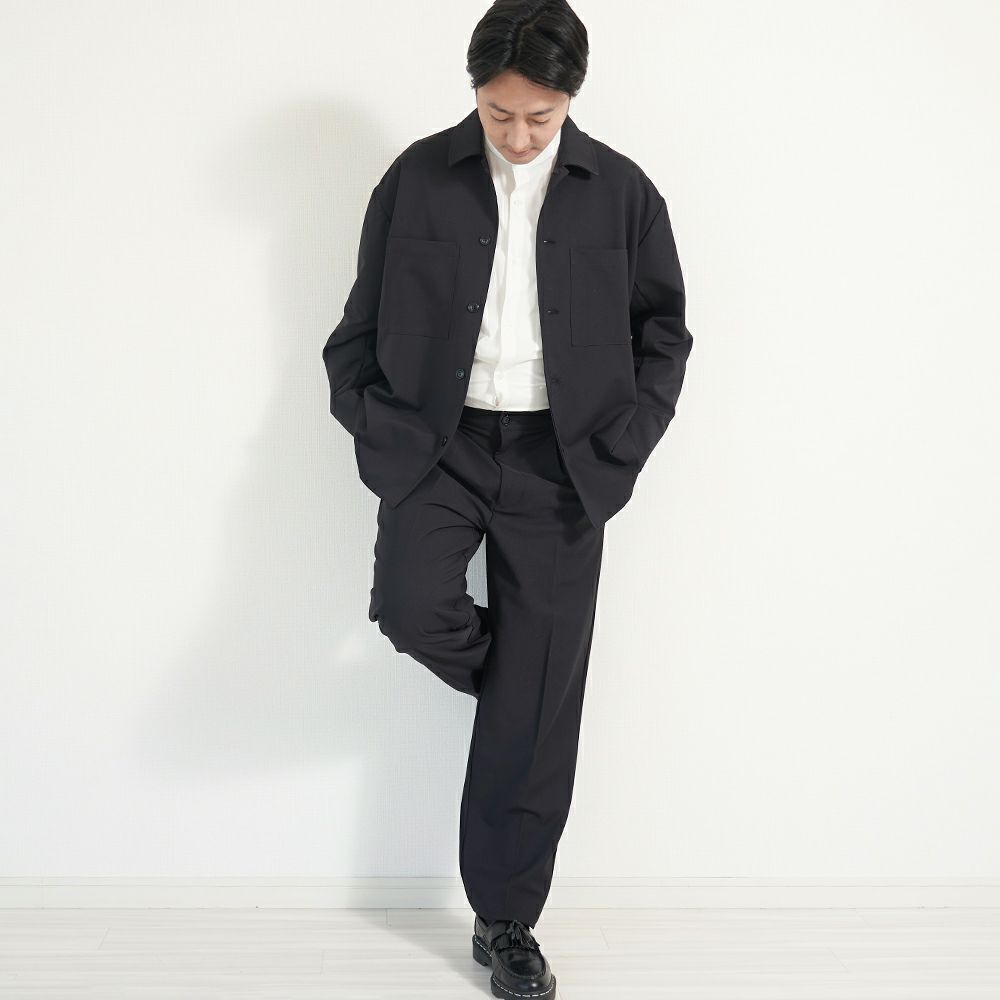 メンズストレッチジャケット黒ブラックフォーマル