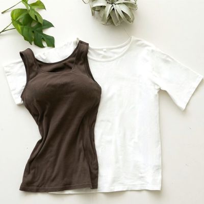 透けないブラトップと白Tシャツセット