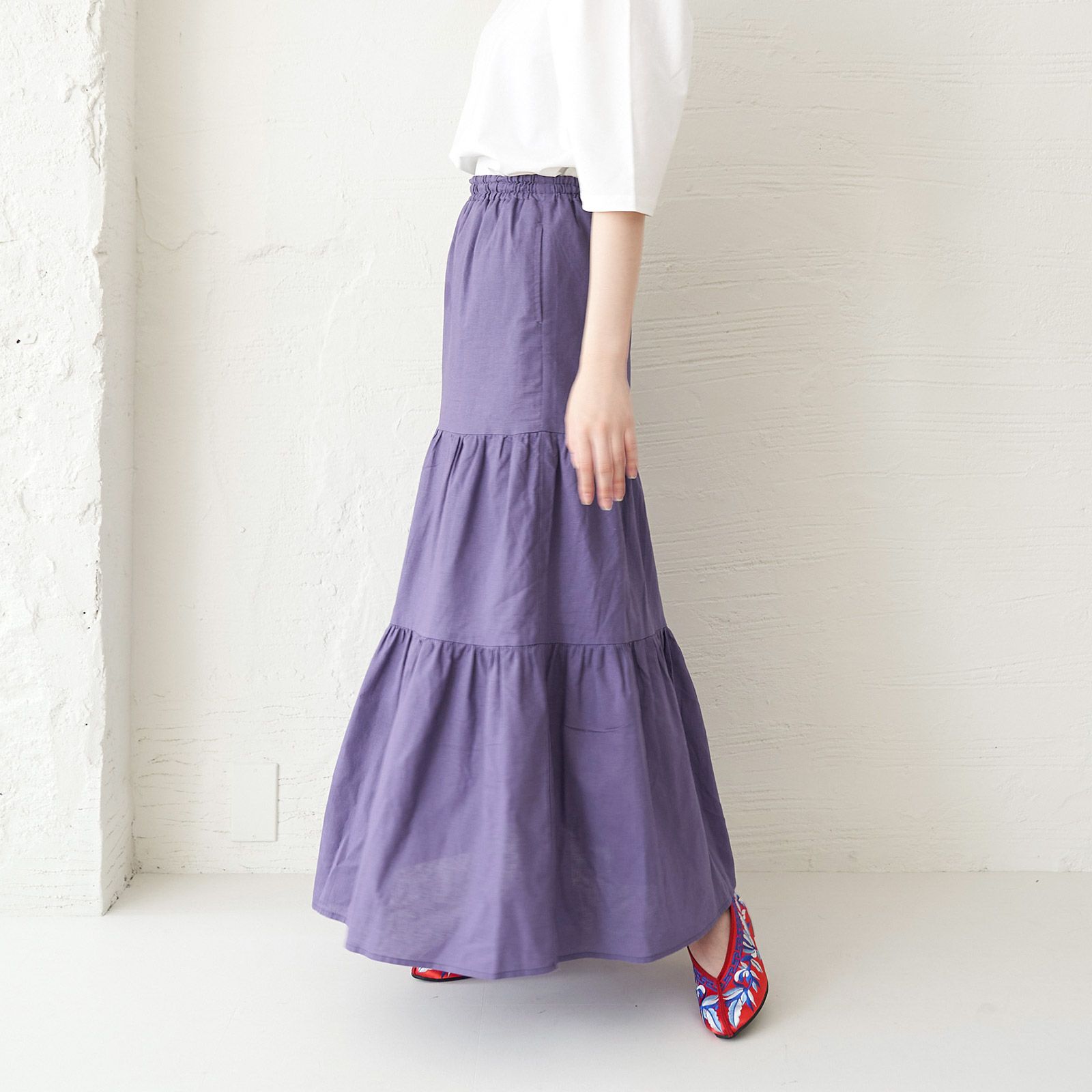 ティアードスカート(パープル) | もりのがっこう公式 