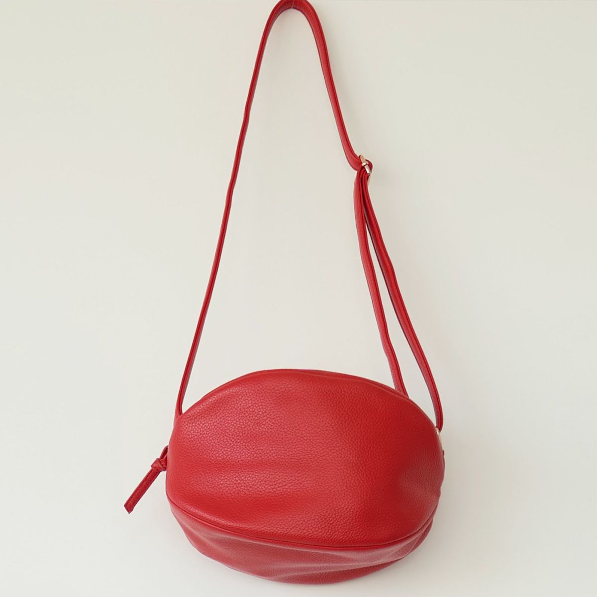 もりのがっこう ころんと丸いポシェット赤レッド ころんとポーチ