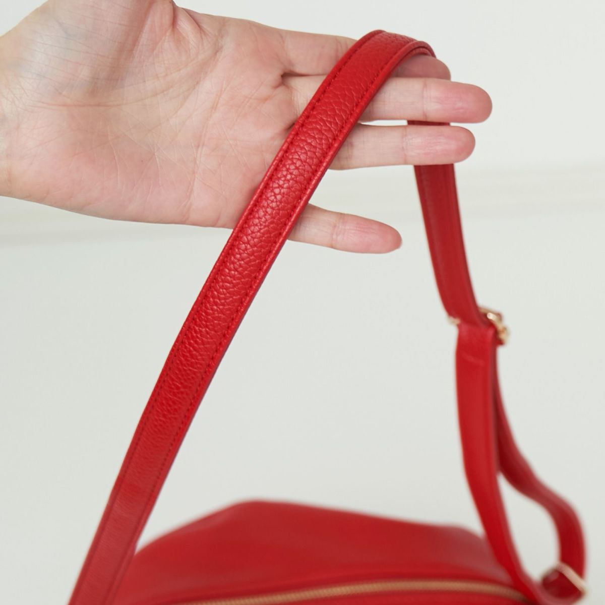 もりのがっこう ころんと丸いポシェット赤レッド ころんとポーチ