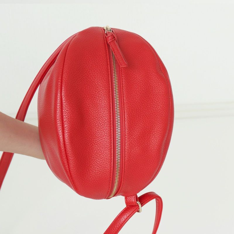 もりのがっこう ころんと丸いポシェット赤レッド ころんとポーチ