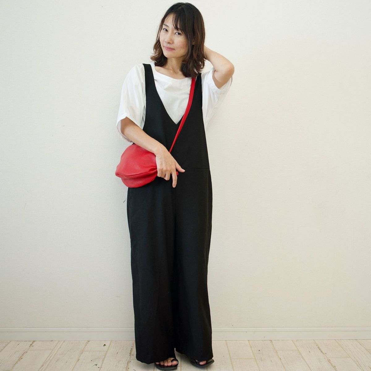 もりのがっこう ころんと丸いポシェット赤レッド ころんとポーチ