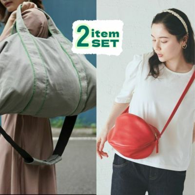 軽量ボストンバッグと使えるポーチ旅行