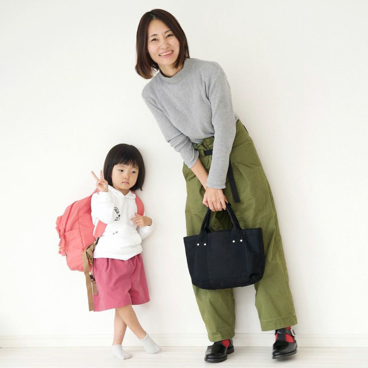 チクチクしないコットンハイネックテレコ