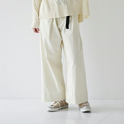 ベイカーパンツ白ホワイトレディース