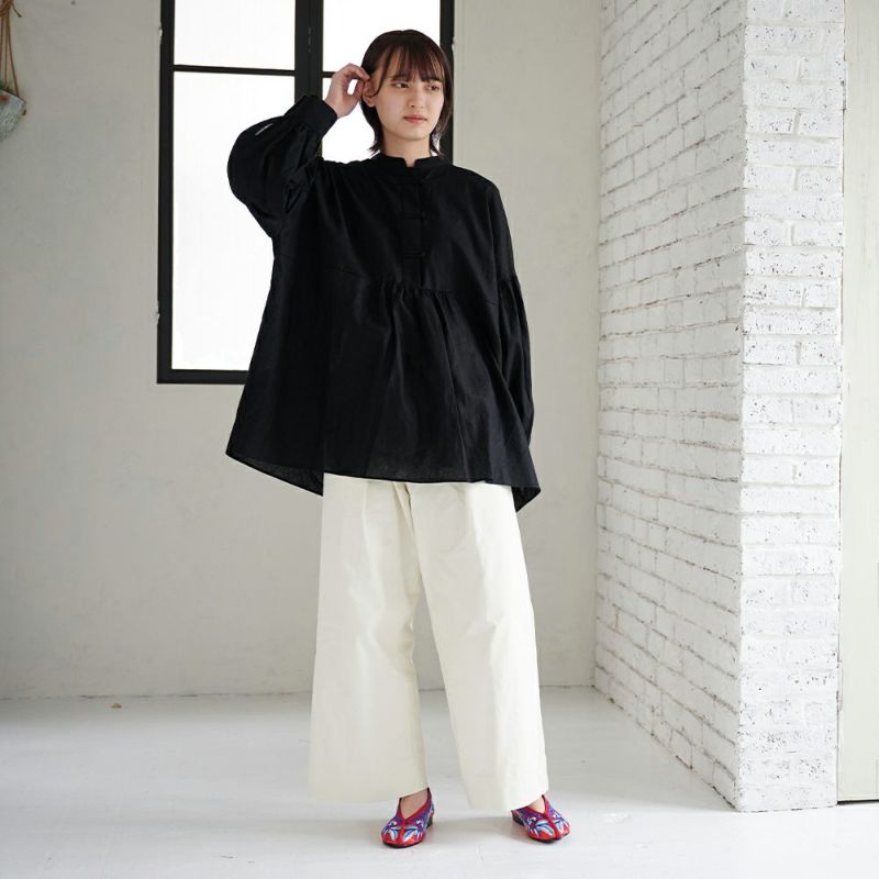 ベイカーパンツ白ホワイトレディース