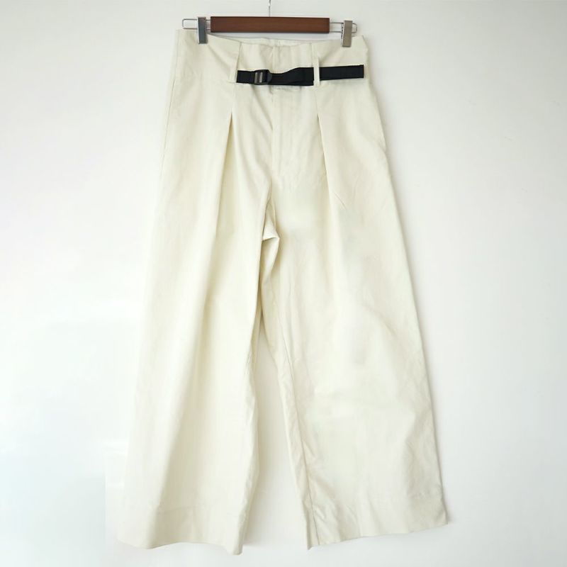 ベイカーパンツ白ホワイトレディース