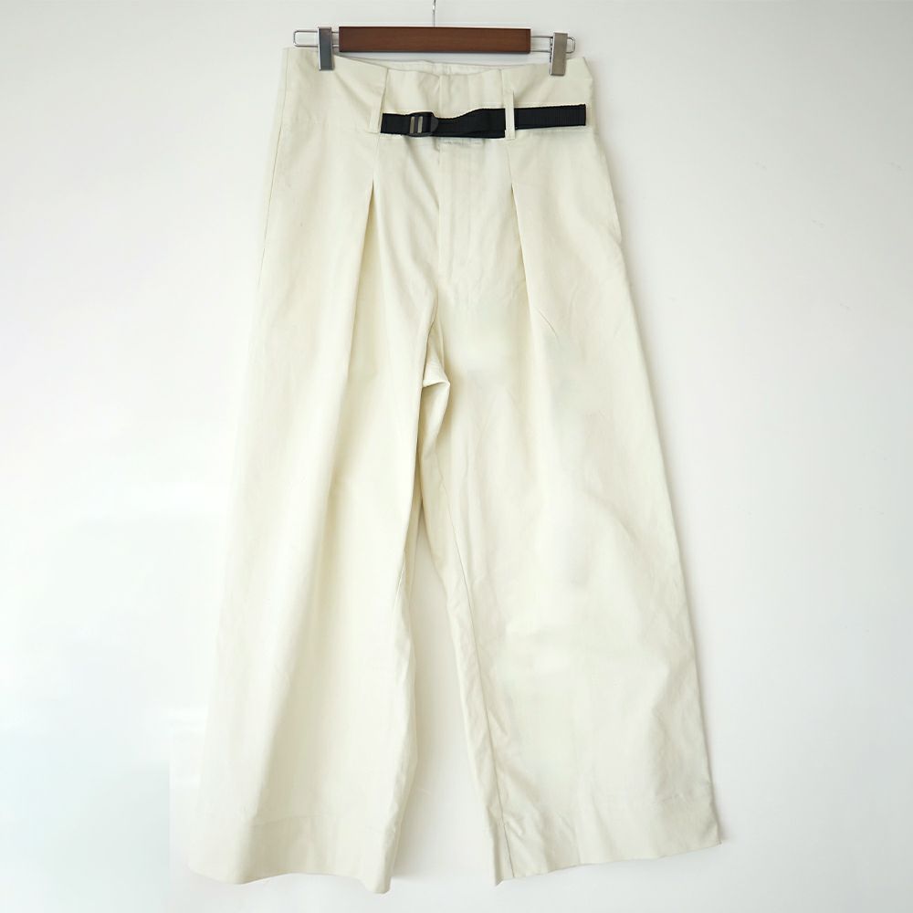 ベイカーパンツ白ホワイトレディース