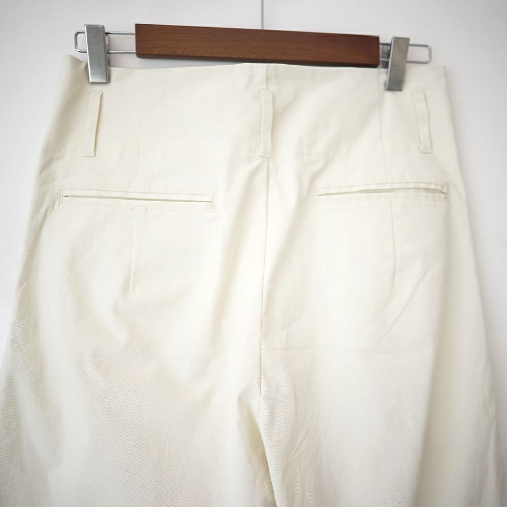 ベイカーパンツ白ホワイトレディース