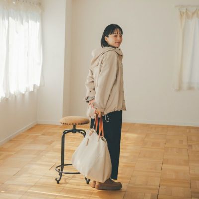撥水加工 マウンテンパーカー（ベージュ） | もりのがっこう公式