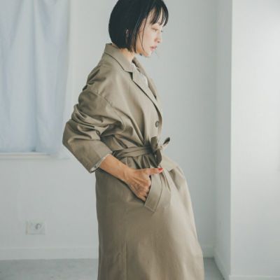 aquagarage トレンチコート 春アウター 40代 入学式 卒業式