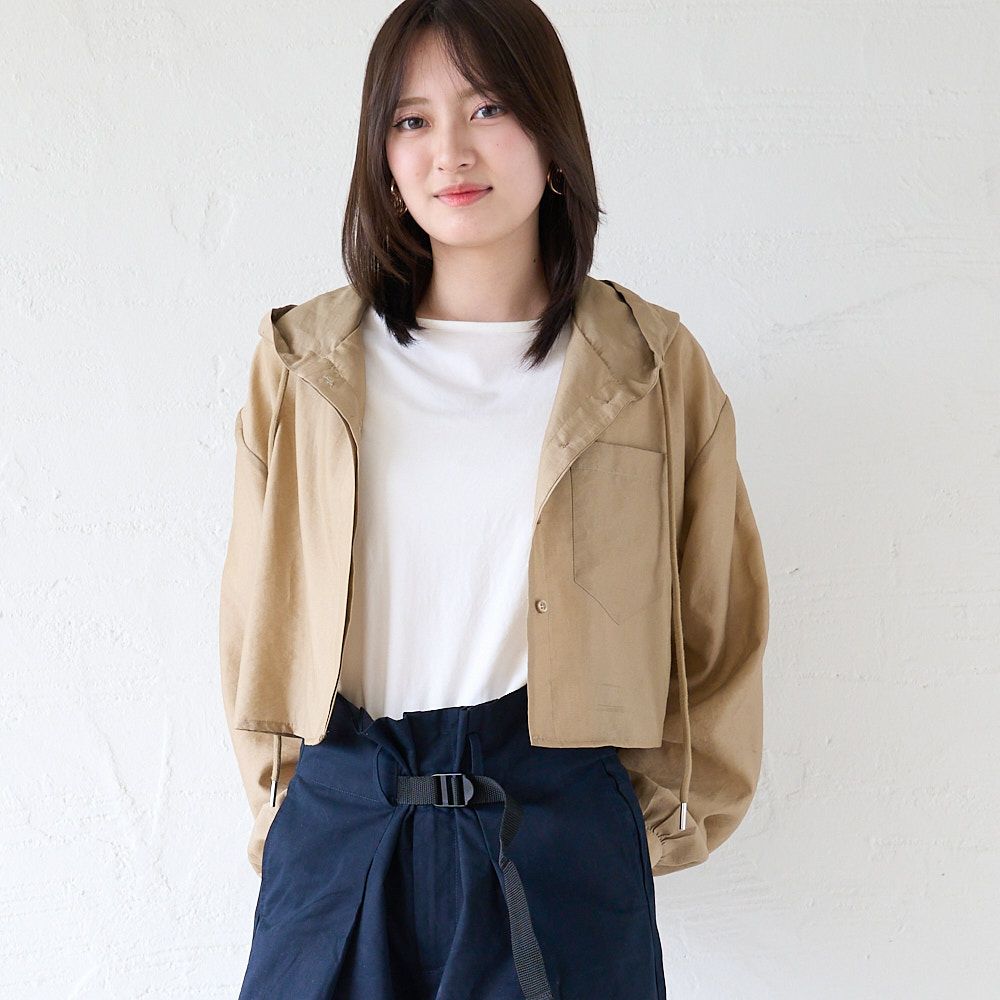 もりのがっこう大人のピンタックブラウス白ホワイト